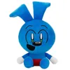 Regalo per bambini in peluche con peluche di scimmia coniglio blu da 25 cm, simpatico cartone animato di animali di peluche