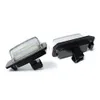 Felfri LED -licensnummerplattlampor för Mitsubishi Outlander Mk2 Mk3 Lancer Eclipse 3 4 Cross Galant Xpander