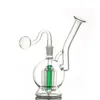 1 pcs 14mm feminino vidro bongs queimador de óleo narguilé braço árvore perc percolador mão fumar tubulação de água dab plataformas ash catcher ashcathcer bong com tubo de queimador de óleo de vidro masculino