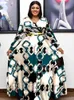 플러스 사이즈 드레스 아프리카 여성을위한 아프리카 우아한 폴리 에스테르 무슬림 패션 아바야 스와 키스 로브 카프탄 긴 맥시 드레스 터키 아프리카 230921
