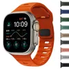 Bracelet en Silicone souple pour bracelet de montre Apple Ultra 49mm 44mm 45mm 42mm 41mm 42mm 38mm bracelet de montre sport iwatch série 8 7 6 5 bracelet