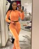 Women s Two Piece Pant Velvet Jogging Suit Fall Casual Velour Hoodie Crop Top Jacket And Wide Leg Tracksuits Set 230921