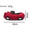 YORTOOB Miata Slipper Soft Red Car Plush Pantoufles Cadeau pour enfants ou amis