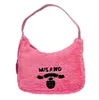 Designer Bag Womens Underarm Handbag Single Shoulder Plush Black Pink Strap Crossbody 2024