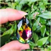 Chandelier Crystal 40Pcs Prism 38Mm Beads Colored K9 Tear Drop Suncatchers Hanging For Wedding Decorationchandelier Delivery Lights Otuvj