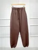 Calças femininas mulheres cintura elástica cordão sweatpants primavera verão senhoras multi-cor confortável algodão cor sólida jogging