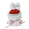 Dekoracyjne kwiaty domowe bukiet róże mydlone dla niej rocznica walentynkowa