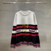 SWEATER MĘŻCZYZN MĘŻCZYZN MĘCI PROJEKTACJI SWEATERY MOSINOROLOTER LITET TECH TECH SWEATRES Drukowane Otton Knit Crewneck Women Letter Paris Sportswear 21 Style S-3xl