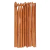 12st 15 cm bambu stickor nålar virkade krokar set diy stickning väv garn behöv hantverk 3mm-10mm hemverktyg256t