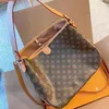 Luxurys designers handväskor kvinnor axelväska nåd totes shopping crossbody väskor brun blomma läder plånbok ladi clutch louisei326y