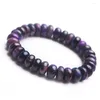 Strand Natural Sugilite Purple Healing Gems Stretch Armband For Women Women Fitness Crystal Abacus Bead Armband