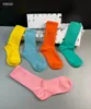 Top Designer Men and women Cotton printed embroidery socks brands Luxury Sports autumn/winter long socks fashion colorful happy socks hosiery 5pcs/lot with box