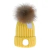 Chapéu de desenhista inverno gorro de lã de malha chapéu mulheres quentes faux fur pom beanies chapéus moda versátil presente de natal equipado carta ao ar livre esqui lazer tempo chapéus