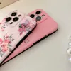 Designer Flower Phone Falls Womens Pink Phones Case For iPhone 14 13 12 11 Pro Max Plus X Xs Luxury Smartphones stockproof Cover G239226PE-3