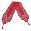 Table Cloth Lace Flag Piano Frame Shoe Cabinet Tea Mat Dust Proof Towel Holiday White And Red