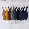 neues Muster ausrichten Tank Klassischer beliebter Fitness-U-BH Butterweicher Damen-Sporttank Gym Crop Lulus Yoga-Weste Schönheitsrücken stoßfest mit abnehmbarem Brustpolster Großhandel