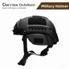 Skidhjälmar Militärhjälm Fast Helmet Airsoft MH Tactical Helmet Outdoor Tactical Painball CS Swat Riding Rock Climbing Protect Caps 230921