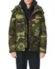 Męski Down Parkas Designer kurtka puffer menu men kurtki veste homme zewnętrzna odzież zewnętrzna prawdziwa kojot furt z kapturem z kapturem czteroosobowy płaszcz manteau xg50 x0921