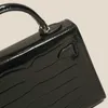 En Kaily Luxury Bag Advanced Alligator Carrie Bag andra generationens mini handväska kvinnor 2023 Nytt modeskors riktigt läder