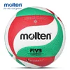 Ballen US Original Molten V5M5000 Volleybal standaard maat 5 PU bal voor studenten, volwassenen en tieners Competitietraining Outdoor Indoo 230921