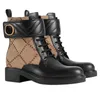 Luxe Martin Boot Desert Boot Hoge hak enkellaars Dames lederen laars Combat Boot Platform hak Rits Rubberen laars Veterlaars Vintage print Oxford schoen met doos