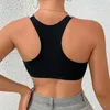 Camisoles Tanks Black Sexy Silver Tank Top Women's Crop Solid Backless Fitness Push Up Bh Bre Beh BRAble Lingerie Female Soft Pad Underwear
