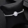 Charme Armbänder Luxus Ellipse Saudi-arabien Tennis Kette Armband Für Mädchen Hochzeit Engagement Frauen Femme Mode Schmuck S0548