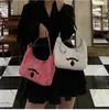 Furry Tote Designer Underarm towel Clutch Handbag Women's chain shoulder Bag quilted purse Edition2000 wool fabric Hobo Underarm fleece Handbag 22cmx12cm