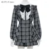 Women's Tracksuits Lady SC Suit Plaid Mass Production Spring Shorts 2 Piece Sets Womens Outfits Rojita Lolita Shirt Top And Set