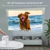 Проекторы S30MAX Smart 4K Android WiFi Портативный 1080P Домашний кинотеатр Видео LED Bluetooth 4 ГБ 64 ГБ Мини-проектор Android 10.0 Проектор L230923