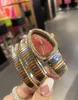 Montres-bracelets de marque originale pour femmes, Bracelet de haute qualité en verre renforcé minéral, horloges de luxe