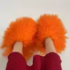 Slippers Fur Slippers Women Furry Slides Summer Fluffy Slippers House Shoes Woman Real Fur Slides Home Wholesale Women's Fur Slippers 230920