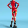 キャットスーツコスチュームサーマルイメージング密なスペックルヒョウゼブラジャンプスーツキャットスーツセクシーな女性コスプレコスチュームゼンタイハロウィーンボディスーツ