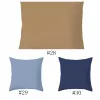 Basit yastık kılıfı ev kanepe atma yastık kılıfı saf renk polyester beyaz yastık kapağı yastık kapağı dekor yastık kılıfı boş