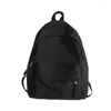 Torby szkolne plecak z solidnego koloru dla kobiet 2023 School tourbags Studenci Japończycy uproszczony harajuku nastolatek Mochila