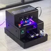 Volautomatische UV-printer A4 Led-flatbedfles met 2500 ml inktset voor telefoonhoes Cilinderhout Glasafdrukken