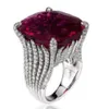 jewelry ruby rings square prong setting rings for women female jewelry fashion of 247v