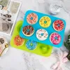 Silicone Donut Pan 6 Cavity Doughnuts Baking Moulds Non Stick Cake Biscuit Bagels Mould Tray Pastry Kitchen Supplies Essentials Moldes Para Hornear Donas