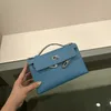 Een kaily Luxury Bag geit Eerste generatie huidtas gecombineerd met varkensneusketting mini klein een bodemlengte van 22 cm één schouder prachtige handtas PGG6