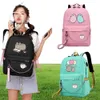 IMIDO Cute Cartoon Student Backpacks Large Capacity Breathable School Bag With USB Charging Chain Bundle Backpack For Girls 2109297443586