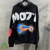 Herrtröjor tröjor män kvinnor cpfm xyz till månen hoodies tröja skum brev graffiti tröjor t230921