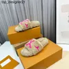 New 23ss slipper designer shoes Lazy letter Flat bottom men Slipper women fashion brand shoe sexy Lady Cartoon Plush womens keep warm flops Large slipper