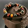 Strand unisexe 1 pièces perles pour hommes Bracelets uniques bouddha tendance 10mm Bracelets bijoux pierre naturelle oeil de tigre