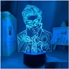 Veilleuses Lampe Kento Nanami Lumière Jujutsu Kaisen Led Pour Cadeau D'anniversaire Veilleuse Livraison Directe Éclairage Intérieur Ot6Lm