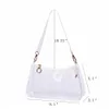 Borse da sera 2023 Moda Trasparente Marsupi Borsa Jelly Trasparente Ascellare Hobos Cloud Portatile Donna Spalla versatile 230921