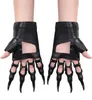 Five Fingers Gloves Halloween Claw Costume Party Props Scary Horrific Wolf Paw Cosplay Clown Claws Dragon Nail 230921