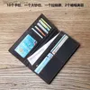 Money Clips NZPJ Vintage Leather Men's Wallet Mad Horse Leather Long Cell Phone Bag First Layer Cowhide Multi-card ID Bag Q230921