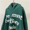 Men's Hoodies Sweatshirts Green Leaves Must Reborn Men's Hoodie Women's High Quality foam CPFM Hoodie Drake Sweatshirt Pullover T230921