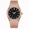 Wristwatches 5ATM Waterproof All Stainless Steel Luminous Hands Jewerly Frosted Relogios Masculino Man Quartz Watch