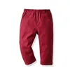 Trousers Spring And Autumn Kids Boys Cotton Pants For Baby Thin White Black Toddler Casual Clothes 230920